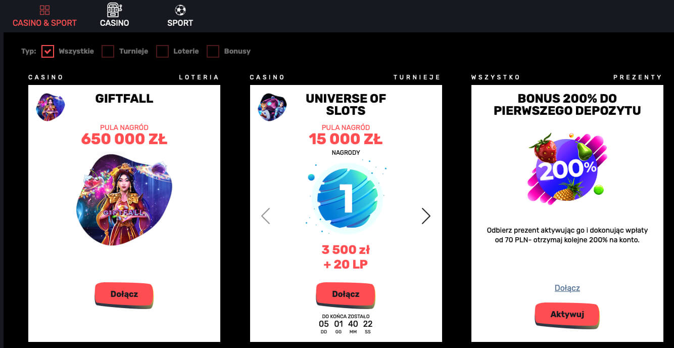 Pakiet startowy i bonusy w kasynie SlottyWay 2026